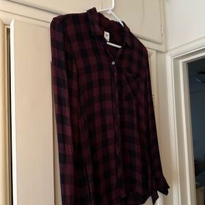 GAP long sleeve flannel shirt, size small small